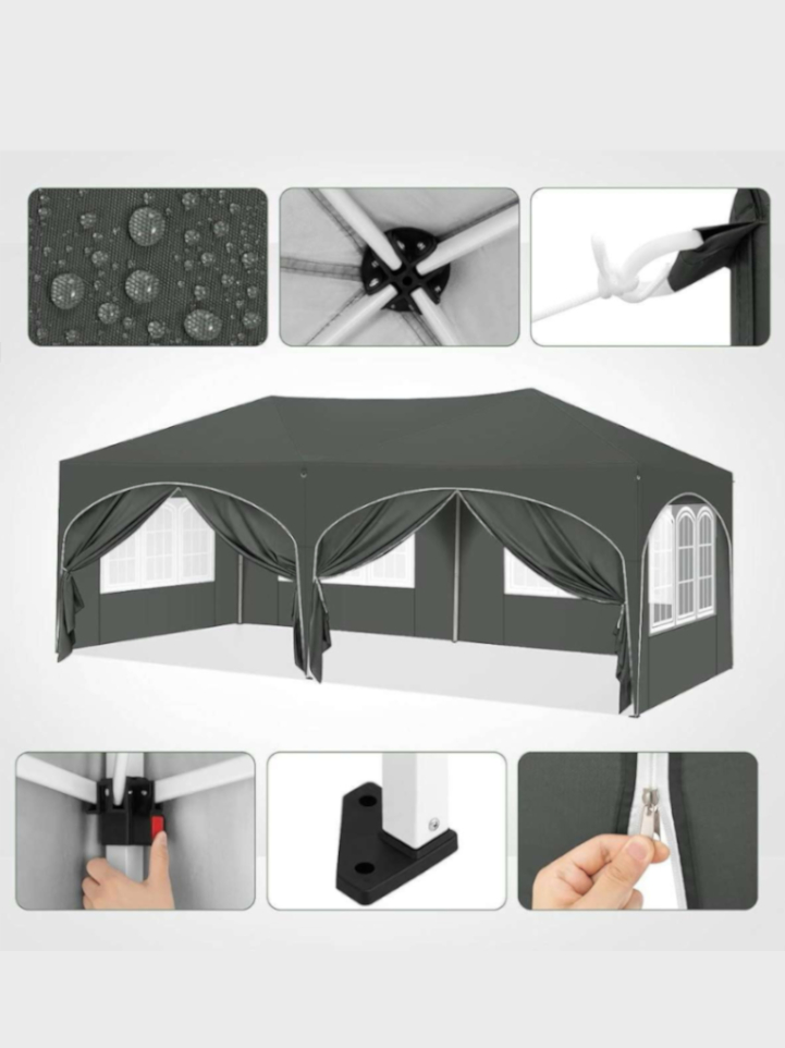 WOLTU Pavillon 3x6 m